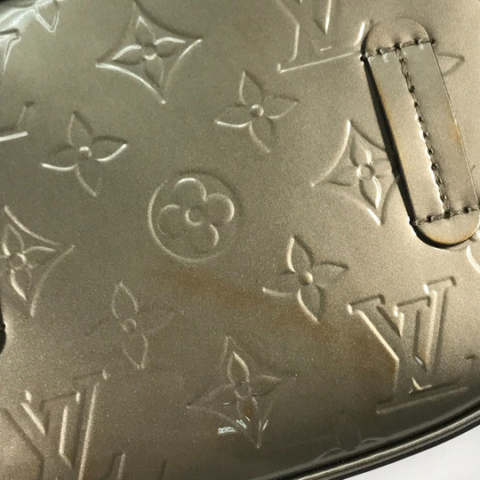 LOUIS VUITTON Shoulder Bag M90510 Monogram Vernis gray Monogram Vernis Belt bag Sling bag Women Used Authentic
