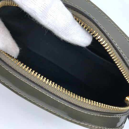 LOUIS VUITTON Shoulder Bag M90510 Monogram Vernis gray Monogram Vernis Belt bag Sling bag Women Used Authentic