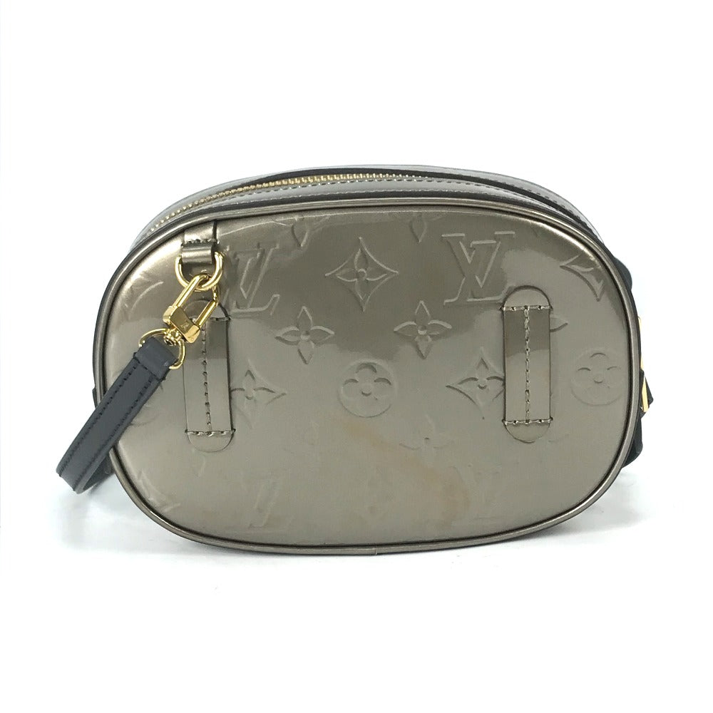 LOUIS VUITTON Shoulder Bag M90510 Monogram Vernis gray Monogram Vernis Belt bag Sling bag Women Used Authentic