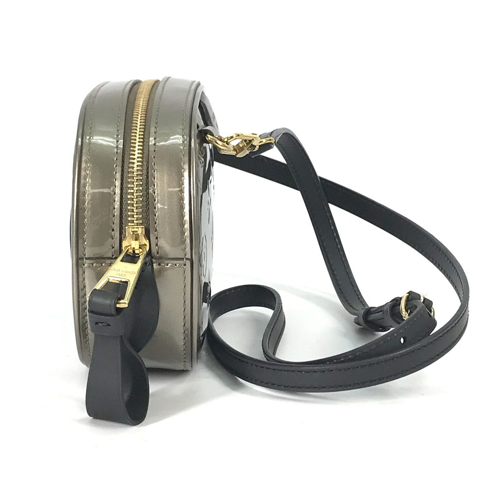 LOUIS VUITTON Shoulder Bag M90510 Monogram Vernis gray Monogram Vernis Belt bag Sling bag Women Used Authentic