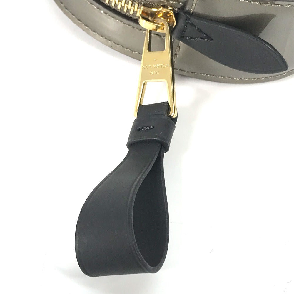 LOUIS VUITTON Shoulder Bag M90510 Monogram Vernis gray Monogram Vernis Belt bag Sling bag Women Used Authentic