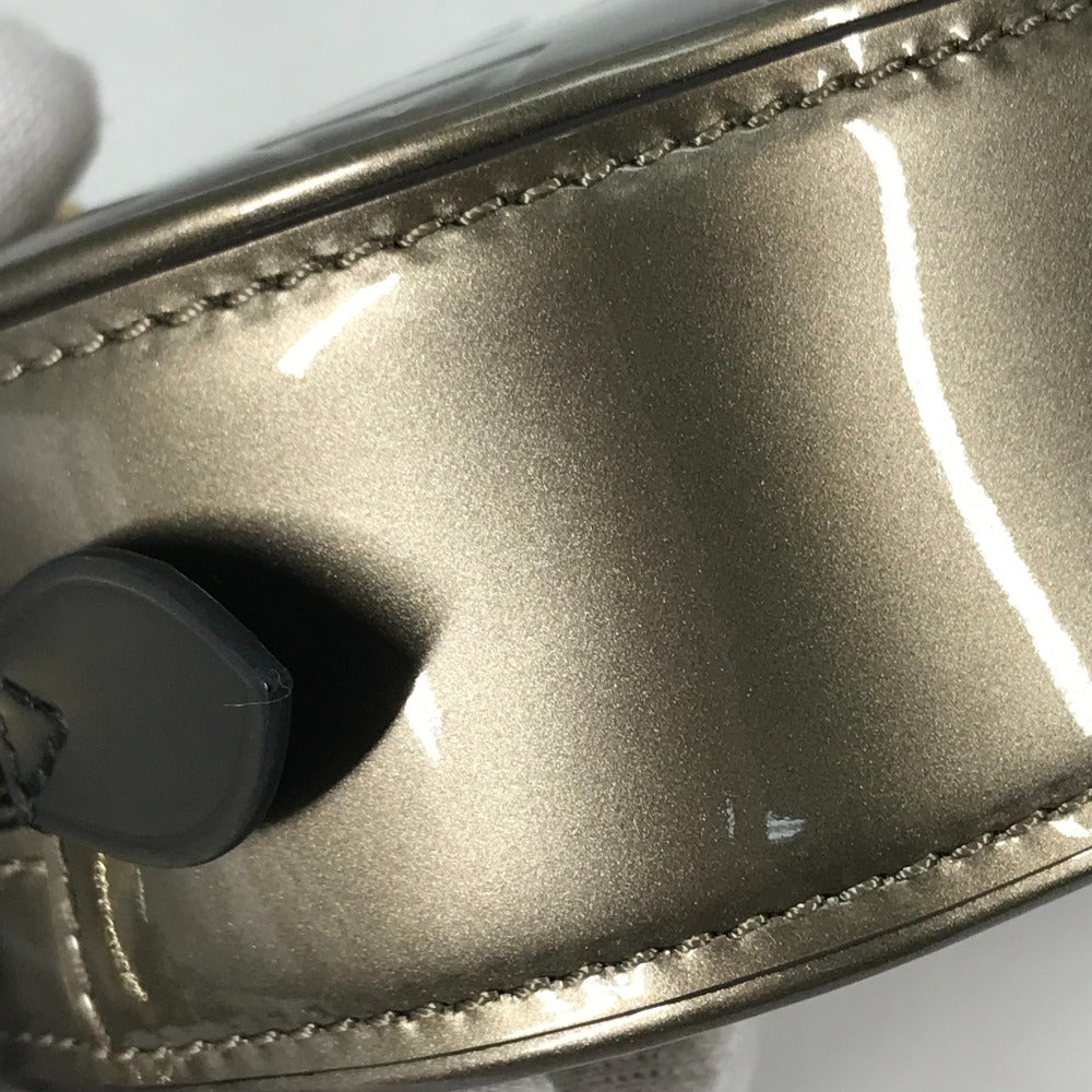 LOUIS VUITTON Shoulder Bag M90510 Monogram Vernis gray Monogram Vernis Belt bag Sling bag Women Used Authentic