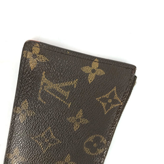 LOUIS VUITTON Coin case M60213 Monogram canvas Brown Monogram Pochette Cle Tribal Mask Women Used Authentic