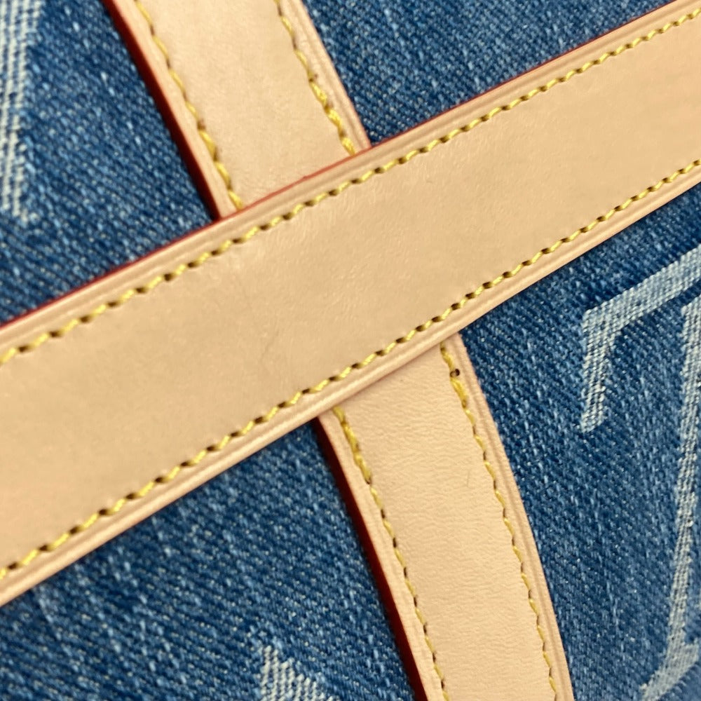 LOUIS VUITTON Boston Duffel bag M24315 Monogram denim blue New LV Remix Keepall･bandouliere 45 Women Used Authentic