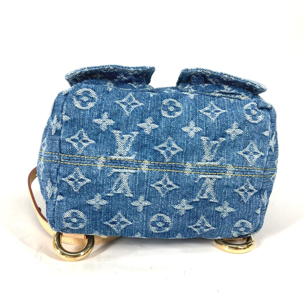 LOUIS VUITTON Backpack M46836 Monogram denim blue New LV Remix Venice Women Used Authentic
