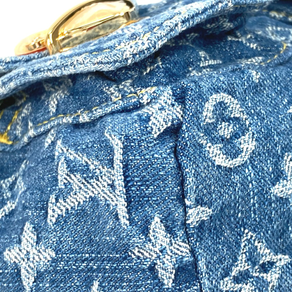 LOUIS VUITTON Backpack M46836 Monogram denim blue New LV Remix Venice Women Used Authentic