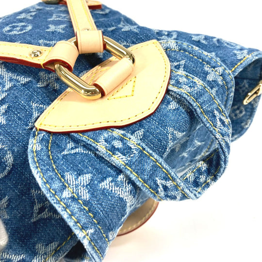 LOUIS VUITTON Backpack M46836 Monogram denim blue New LV Remix Venice Women Used Authentic