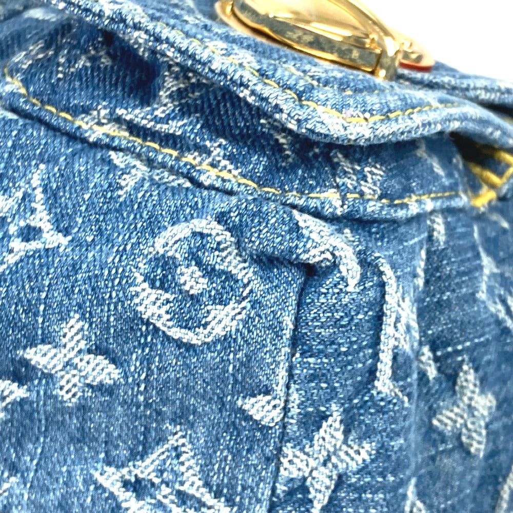 LOUIS VUITTON Backpack M46836 Monogram denim blue New LV Remix Venice Women Used Authentic