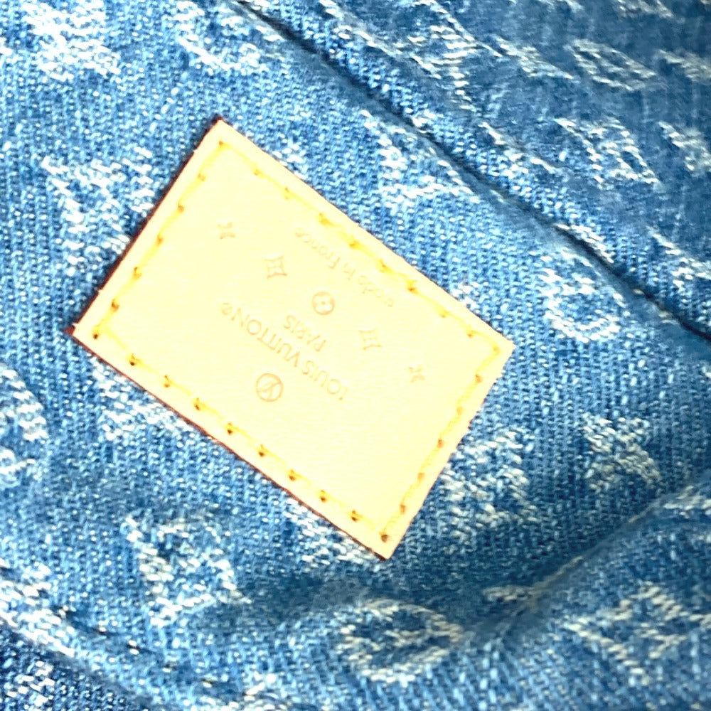 LOUIS VUITTON Backpack M46836 Monogram denim blue New LV Remix Venice Women Used Authentic