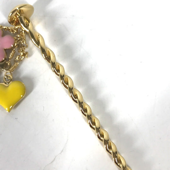 LOUIS VUITTON hair accessory M65847 metal gold hair accessory Sweet Monogram Pick Chevous Women Used Authentic