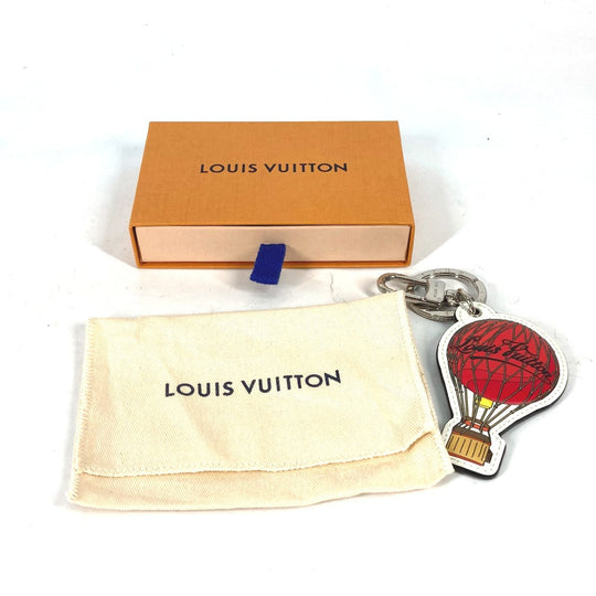 LOUIS VUITTON key ring 	M68668 leather Brown Damier Grafitte Porto Cres Ilustre Balloon mens Used Authentic