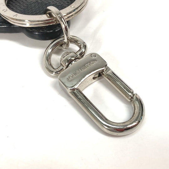 LOUIS VUITTON key ring 	M68668 leather Brown Damier Grafitte Porto Cres Ilustre Balloon mens Used Authentic