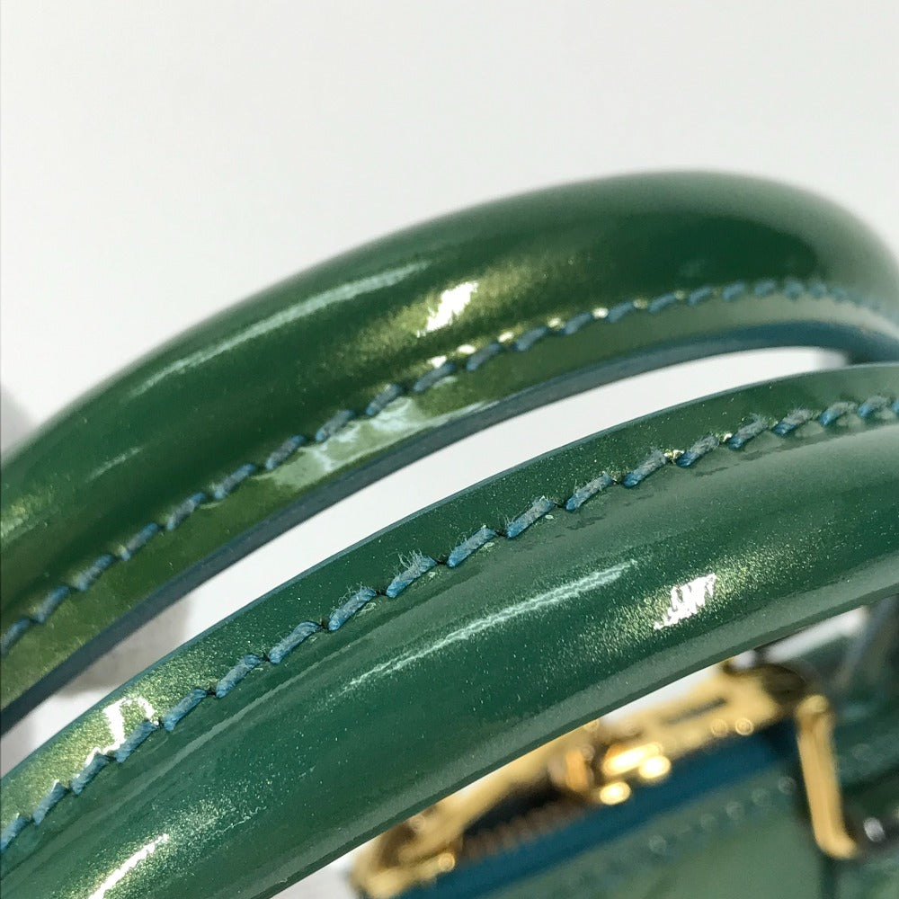 LOUIS VUITTON Handbag M93628 Monogram Vernis green Monogram Vernis Alma GM