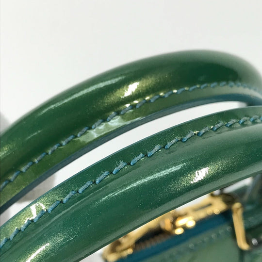 LOUIS VUITTON Handbag M93628 Monogram Vernis green Monogram Vernis Alma GM