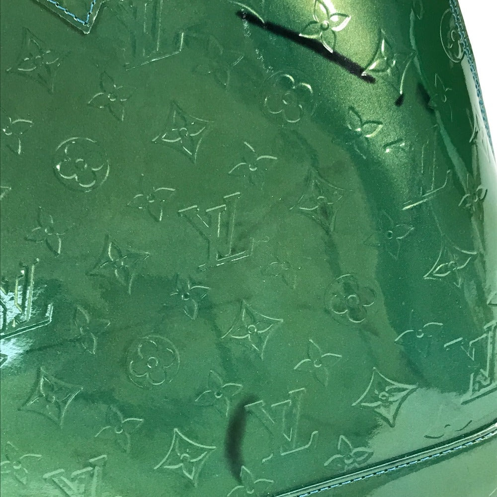 LOUIS VUITTON Handbag M93628 Monogram Vernis green Monogram Vernis Alma GM