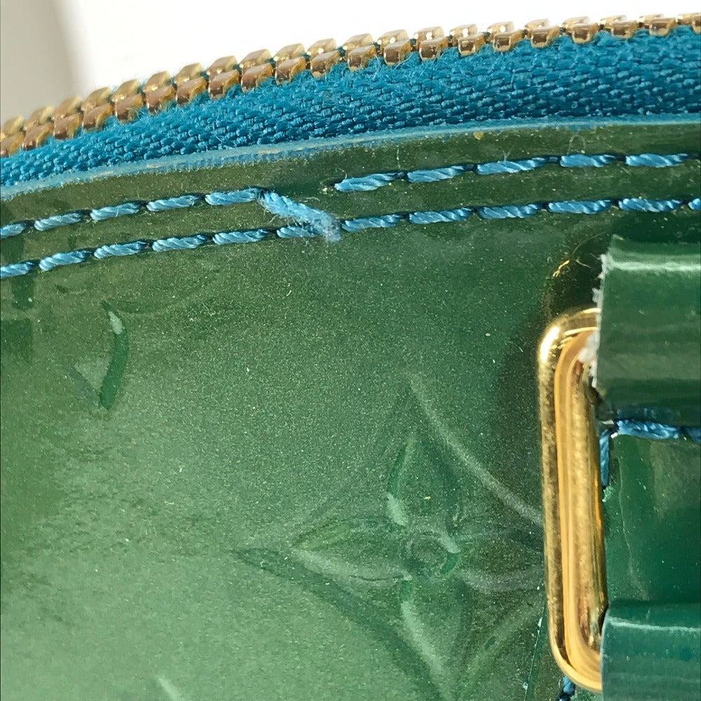 LOUIS VUITTON Handbag M93628 Monogram Vernis green Monogram Vernis Alma GM