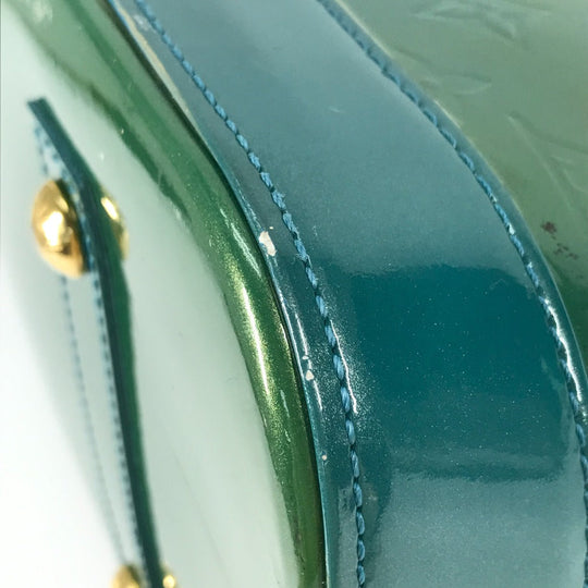 LOUIS VUITTON Handbag M93628 Monogram Vernis green Monogram Vernis Alma GM