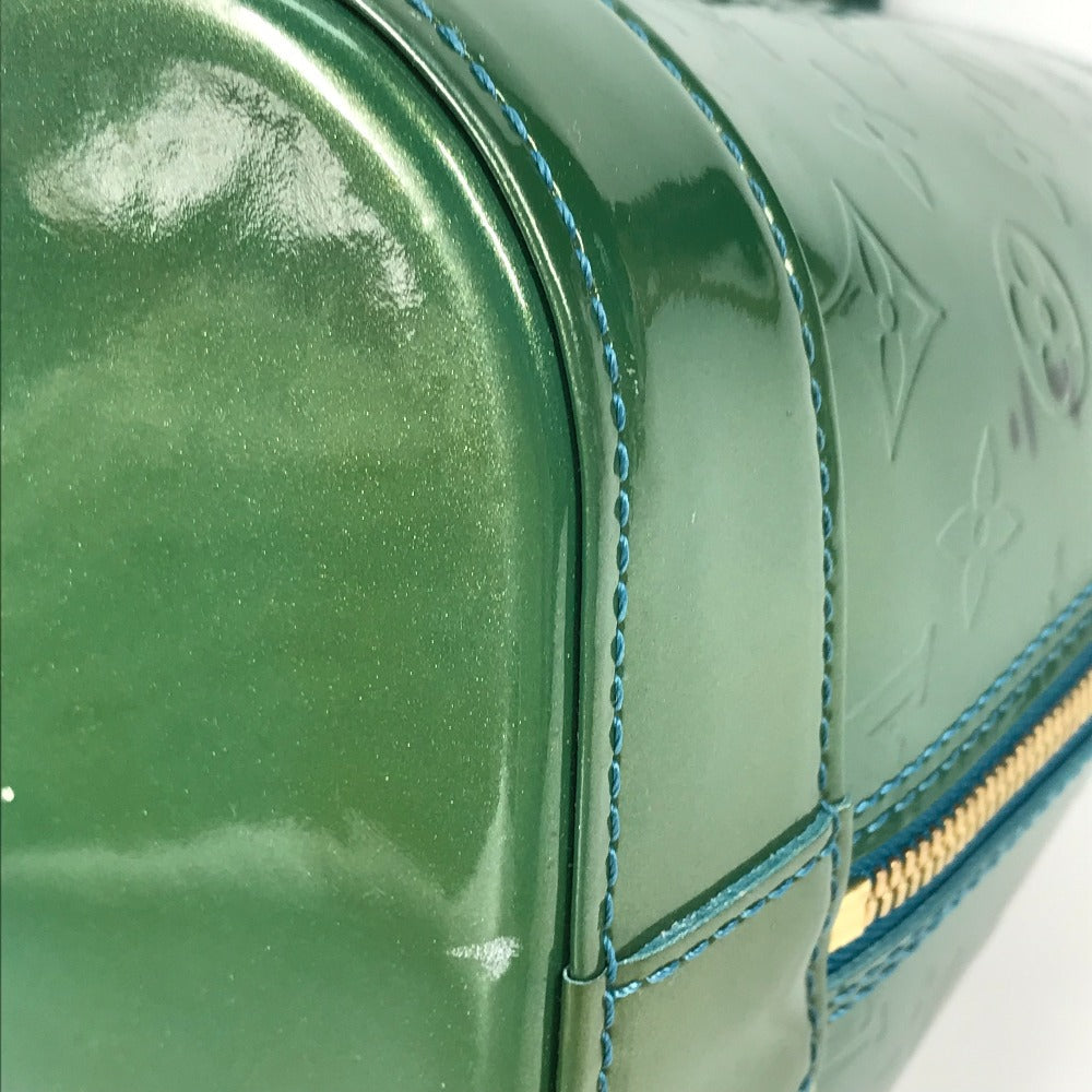 LOUIS VUITTON Handbag M93628 Monogram Vernis green Monogram Vernis Alma GM