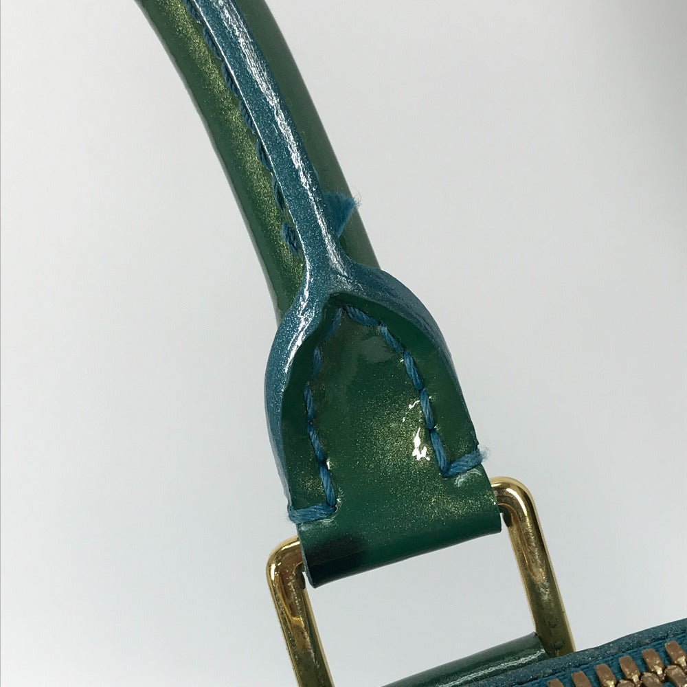 LOUIS VUITTON Handbag M93628 Monogram Vernis green Monogram Vernis Alma GM