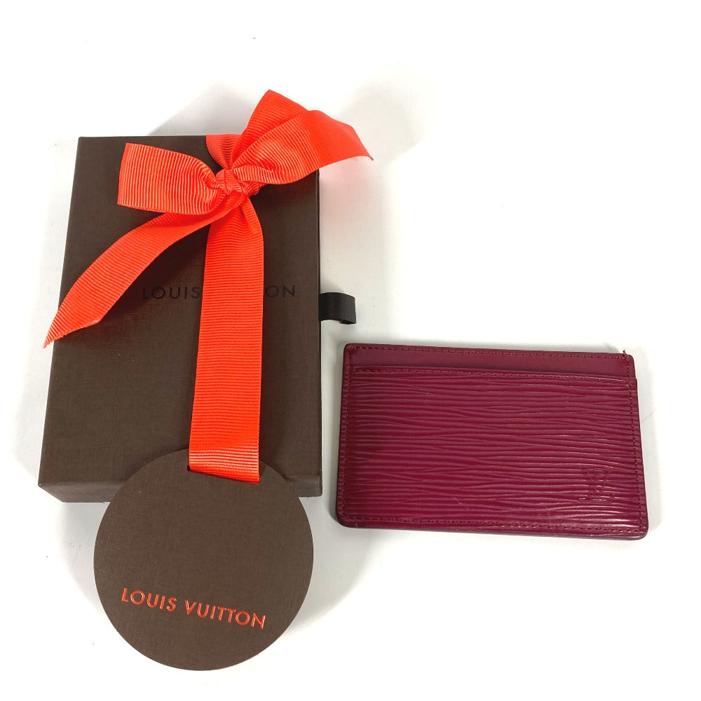 LOUIS VUITTON Card Case M60327 Epi Leather pink Epi Porte Cartes Simple