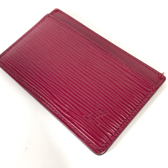 LOUIS VUITTON Card Case M60327 Epi Leather pink Epi Porte Cartes Simple