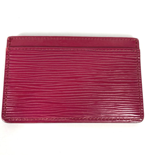 LOUIS VUITTON Card Case M60327 Epi Leather pink Epi Porte Cartes Simple