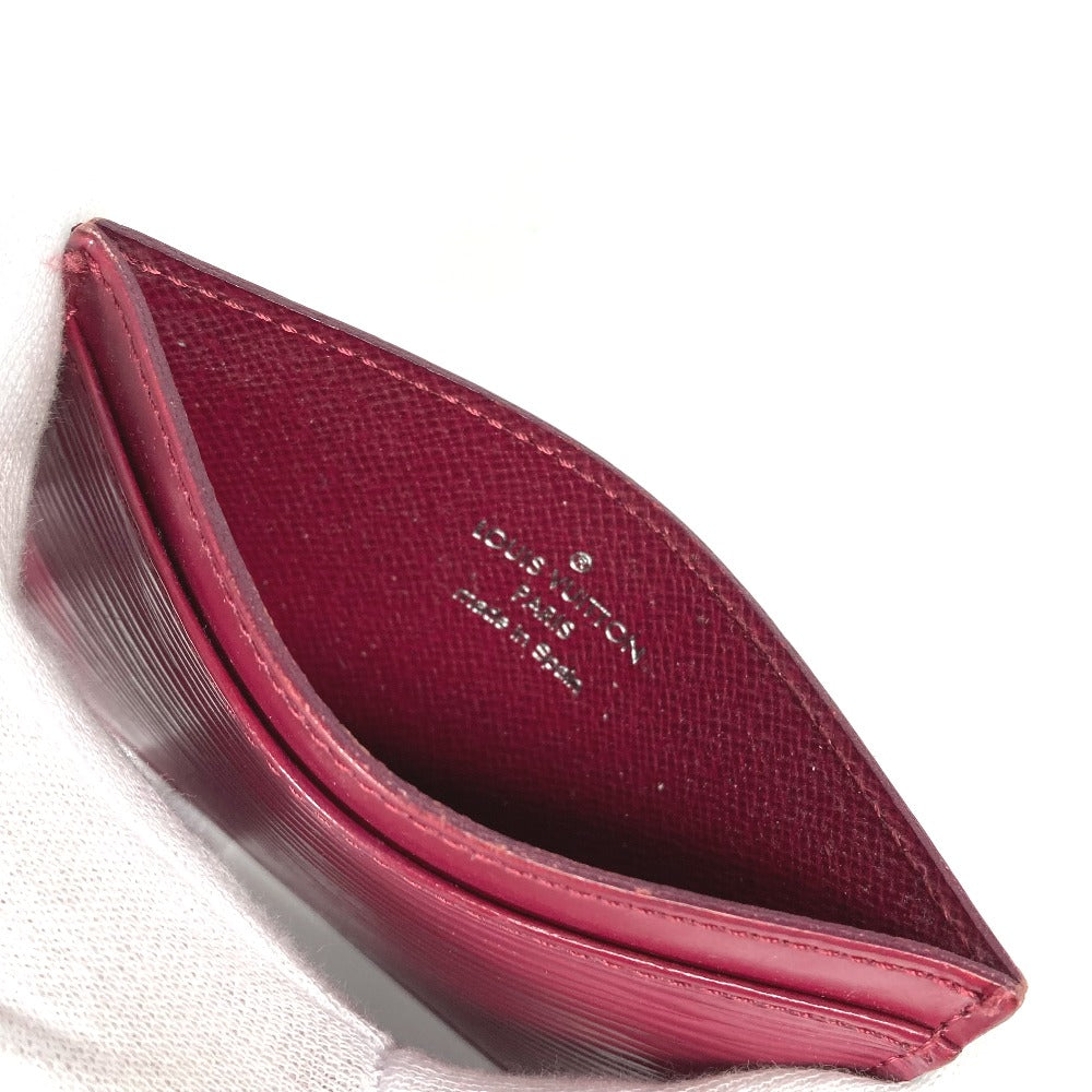 LOUIS VUITTON Card Case M60327 Epi Leather pink Epi Porte Cartes Simple