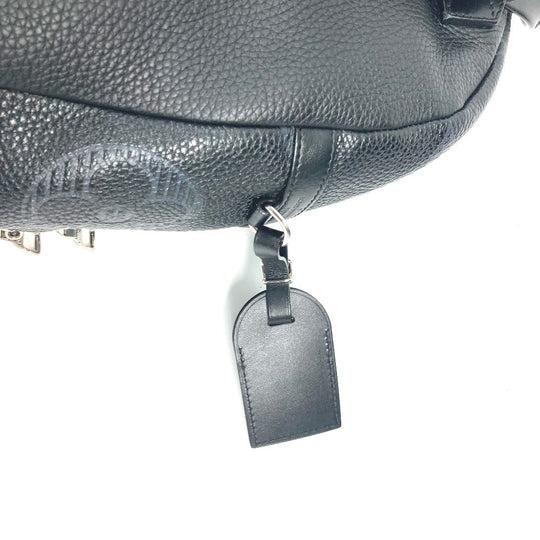 LOUIS VUITTON Backpack M57288 leather black Monogram Taurillon Clemence Shadow Armand backpack