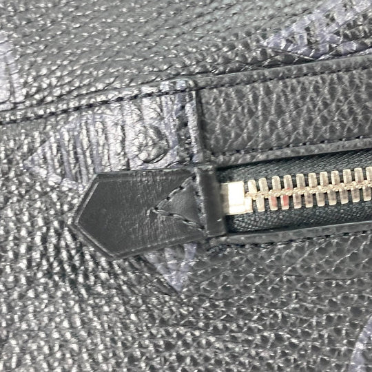 LOUIS VUITTON Backpack M57288 leather black Monogram Taurillon Clemence Shadow Armand backpack