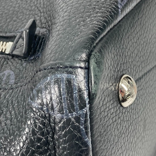 LOUIS VUITTON Backpack M57288 leather black Monogram Taurillon Clemence Shadow Armand backpack