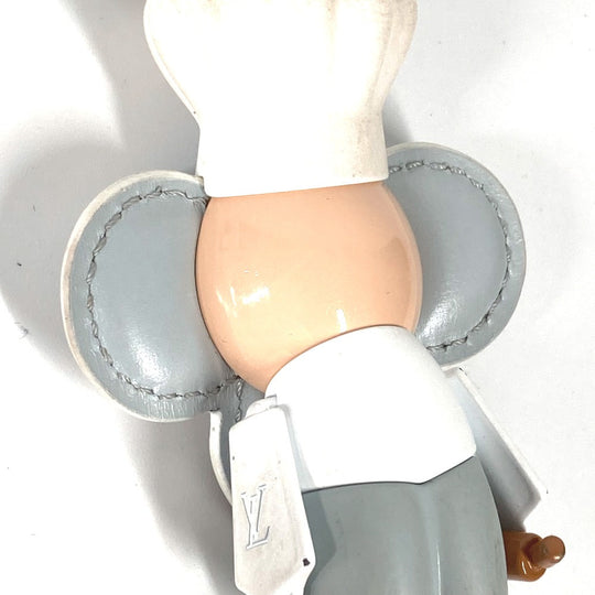 LOUIS VUITTON key ring M01467 metal white Bag charm Vivienne Baker Women Used Authentic