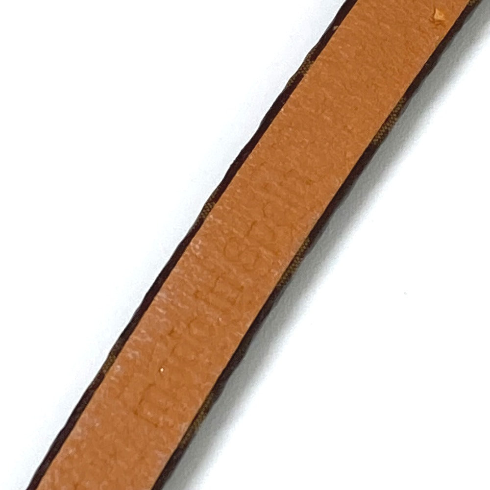LOUIS VUITTON bracelet M6442F Monogram canvas Brown Monogram Bracelet LV Tribute Women 17 Used Authentic