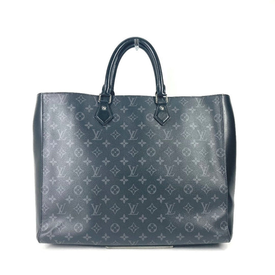 LOUIS VUITTON Tote Bag M44773 Monogram Eclipse Canvas black Monogram Eclipse grand sac mens Used Authentic