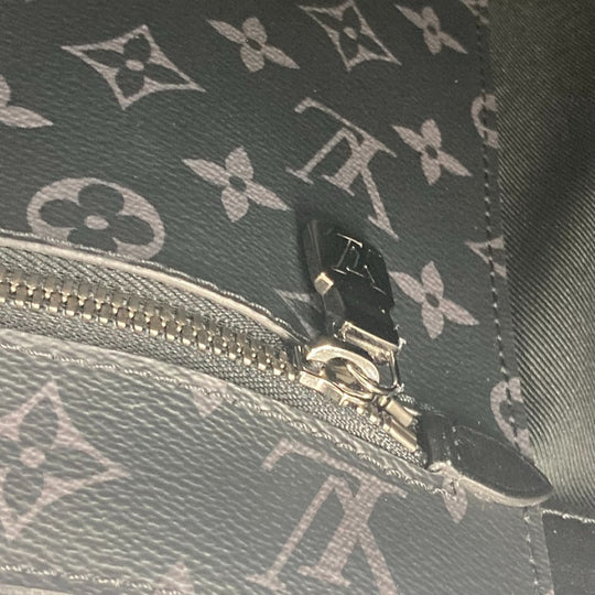LOUIS VUITTON Tote Bag M44773 Monogram Eclipse Canvas black Monogram Eclipse grand sac mens Used Authentic