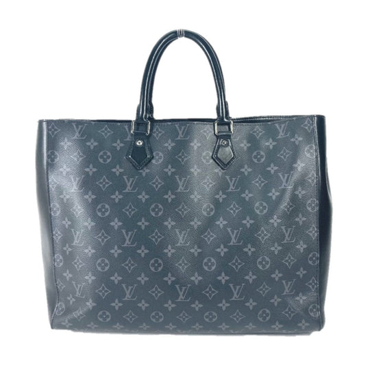 LOUIS VUITTON Tote Bag M44773 Monogram Eclipse Canvas black Monogram Eclipse grand sac mens Used Authentic
