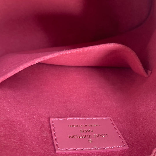 LOUIS VUITTON Shoulder Bag M22878 leather pink LV Broderie Anglaise Alma BB