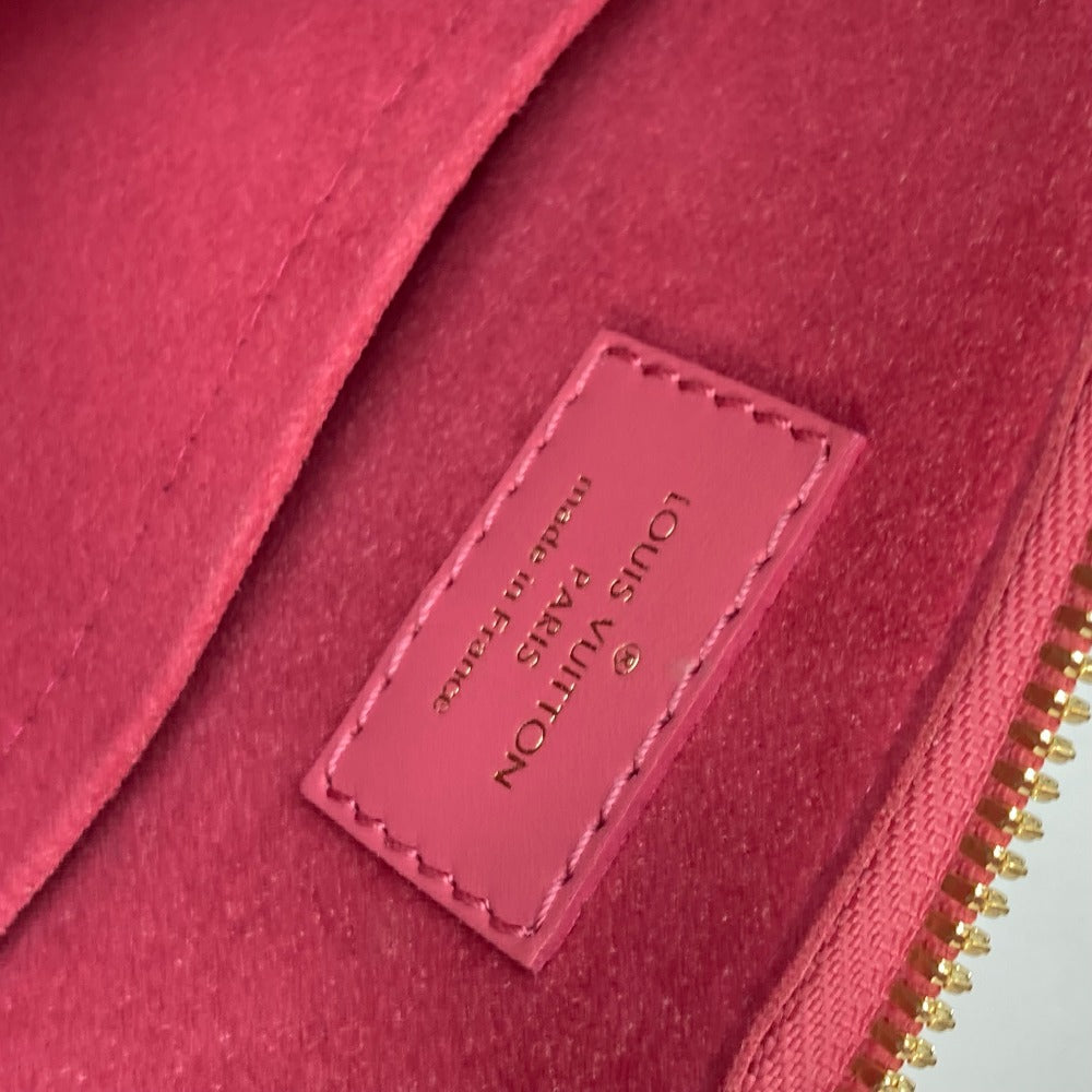 LOUIS VUITTON Shoulder Bag M22878 leather pink LV Broderie Anglaise Alma BB