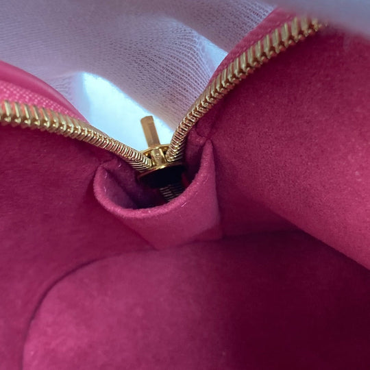 LOUIS VUITTON Shoulder Bag M22878 leather pink LV Broderie Anglaise Alma BB