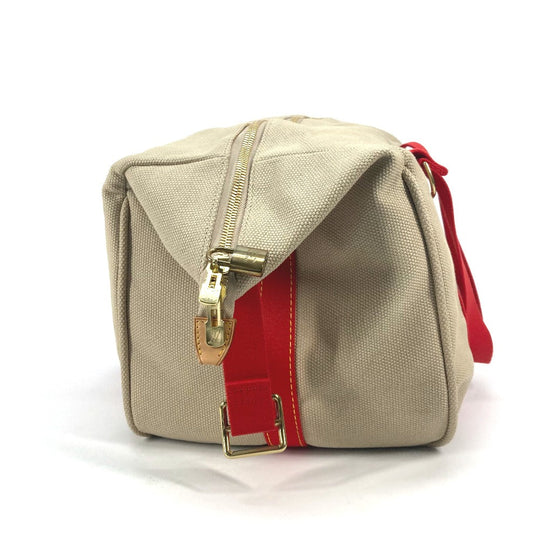 LOUIS VUITTON Boston Duffel bag M40029 canvas beige Antigua Sac Weekend Women Used Authentic