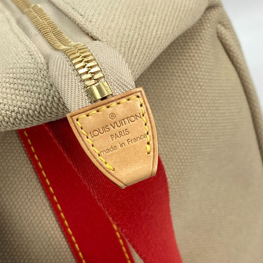 LOUIS VUITTON Boston Duffel bag M40029 canvas beige Antigua Sac Weekend Women Used Authentic