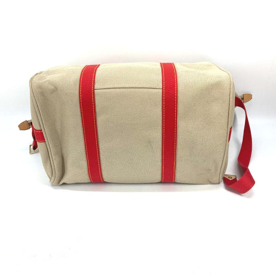 LOUIS VUITTON Boston Duffel bag M40029 canvas beige Antigua Sac Weekend Women Used Authentic
