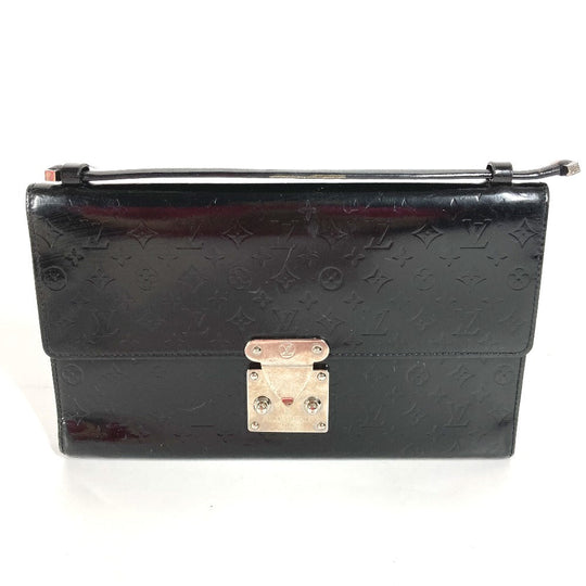 LOUIS VUITTON Handbag M92229  Leather, Monogram Glace Leather black Monogram Mini Grasse Anushka GM mens Used Authentic