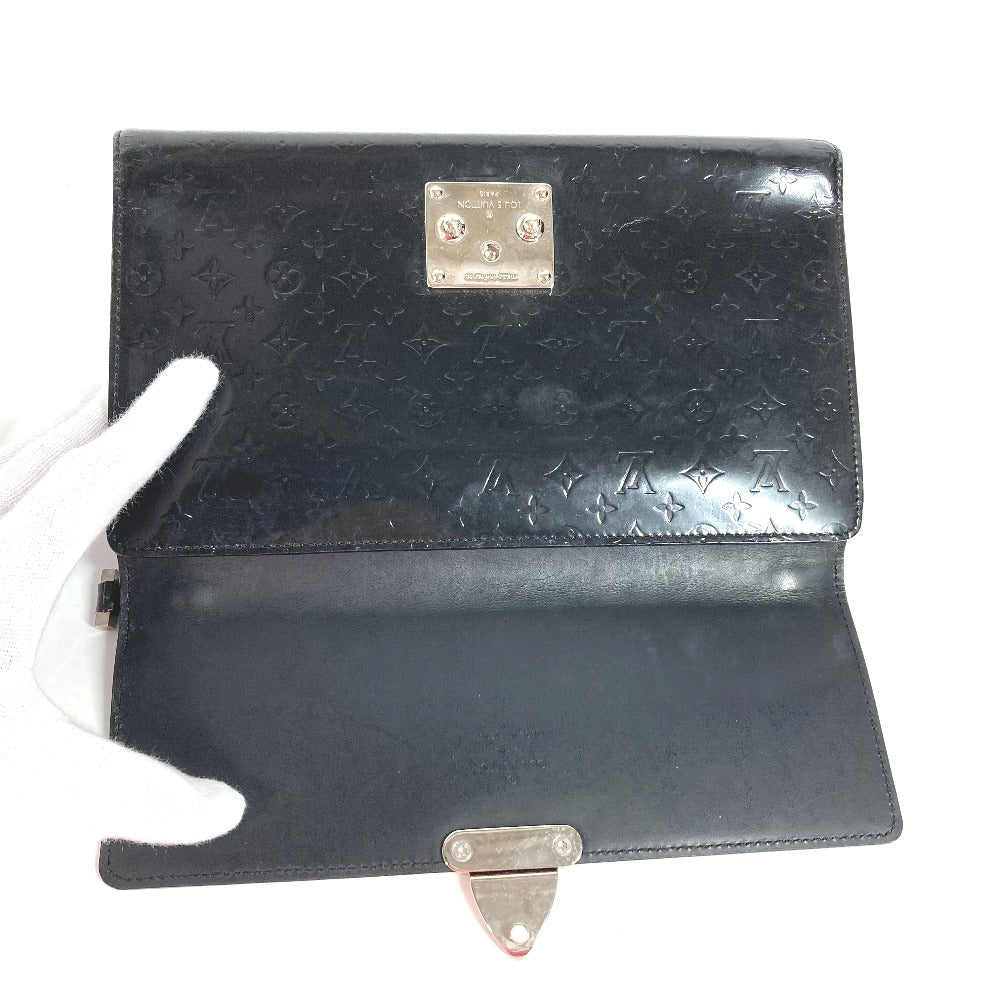 LOUIS VUITTON Handbag M92229  Leather, Monogram Glace Leather black Monogram Mini Grasse Anushka GM mens Used Authentic