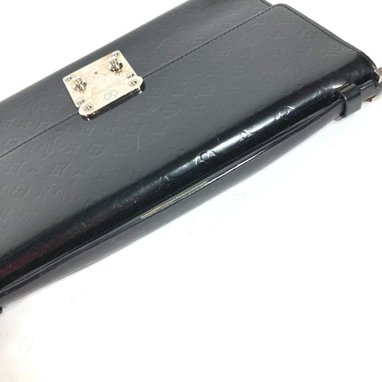LOUIS VUITTON Handbag M92229  Leather, Monogram Glace Leather black Monogram Mini Grasse Anushka GM mens Used Authentic