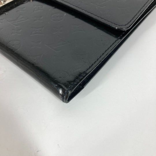 LOUIS VUITTON Handbag M92229  Leather, Monogram Glace Leather black Monogram Mini Grasse Anushka GM mens Used Authentic