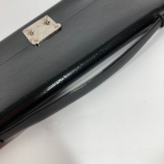 LOUIS VUITTON Handbag M92229  Leather, Monogram Glace Leather black Monogram Mini Grasse Anushka GM mens Used Authentic