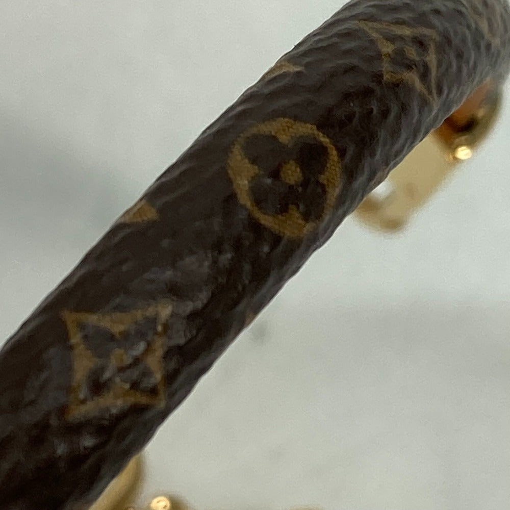 LOUIS VUITTON bracelet M6773F Monogram canvas Brown Bangle Vivienne bracelet Women 17 Used Authentic