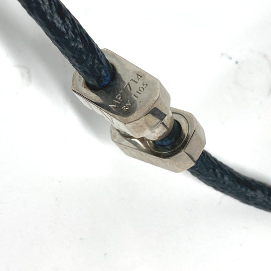 LOUIS VUITTON choker MP1714 Monogram Eclipse Canvas Navy Monogram Eclipse Necklace Accessories Women Used Authentic