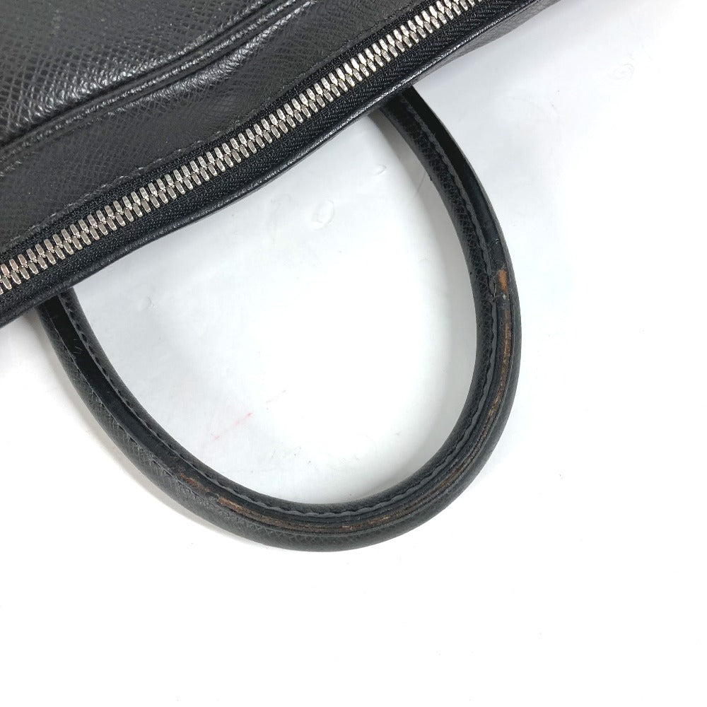 LOUIS VUITTON Business bag M30440 Taiga Leather black Taiga Alex mens Used Authentic