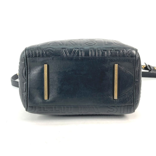 LOUIS VUITTON Handbag M95814 leather black 2008 Limited Edition Monogram Speedy Mini 20 Women Used Authentic